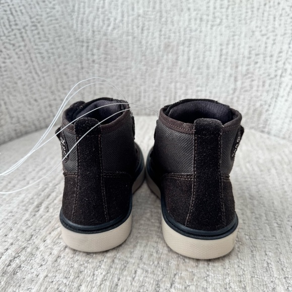 GEOX Boys NEW Suede Leather Boot EU28 Brown High Top Velcro ‘RIDDOCK BOY’ US10.5 - Picture 6 of 6